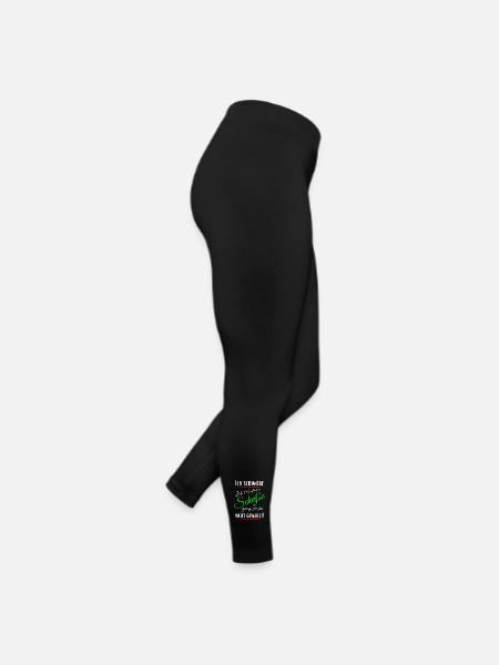 Ich schwöre ich habe Diese Scheiße nicht gewählt! - Frauen Jersey Leggings - Schwarz - Rechts