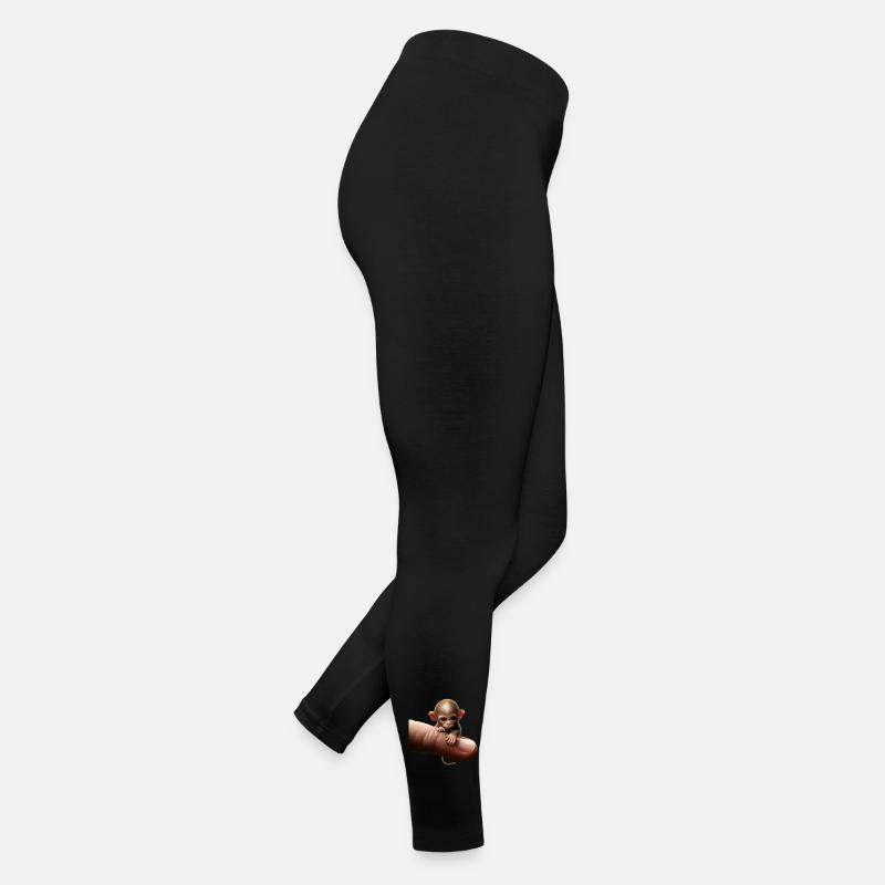 Finger monkey on the finger Women’s Jersey Leggings