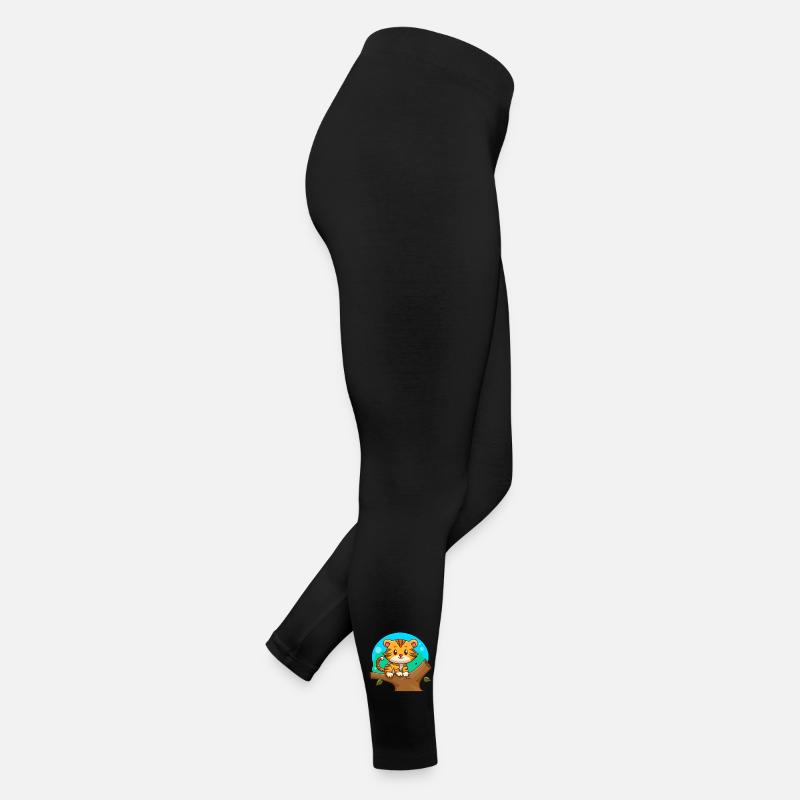 Tiger on a tree Women’s Jersey Leggings
