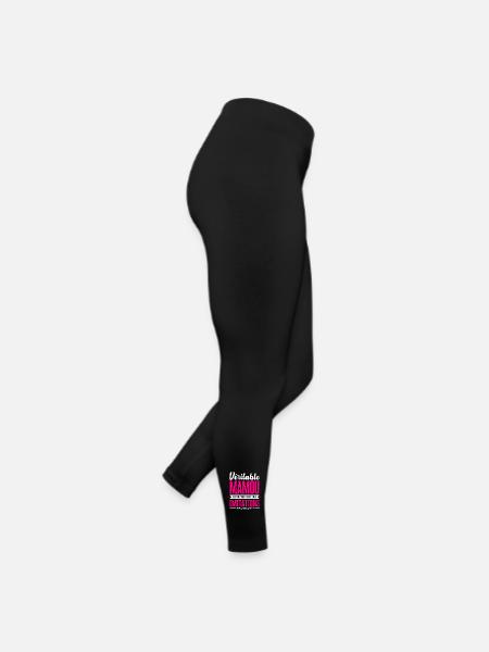 Véritable Mamou les autres sont des imitations ! - Legging en jersey Femme - noir - Droite