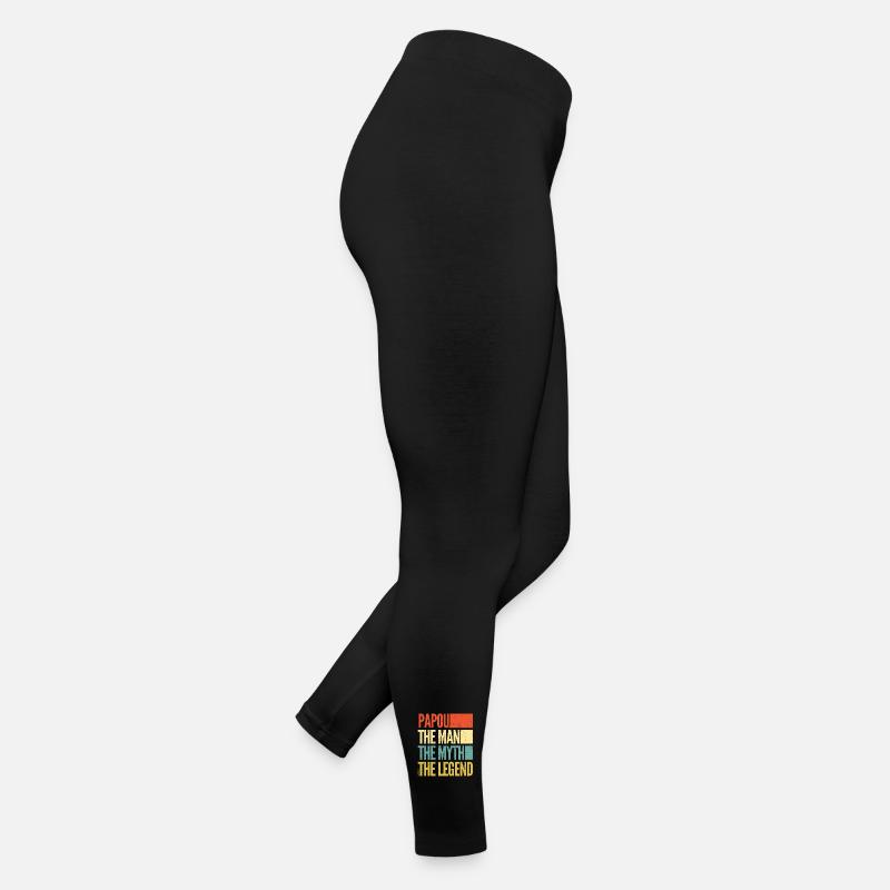 Papou - The man - The myth - The legend - Father's Legging en jersey Femme