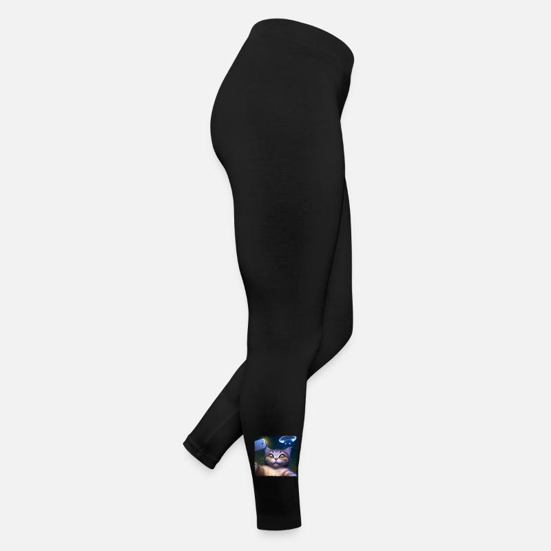 Cat selfie with UFO Women’s Jersey Leggings