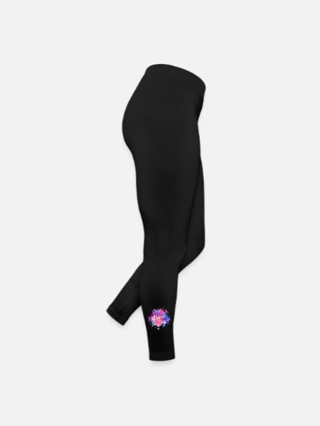 Dance Farbe, Tanzen, Dancer, Liebe, Love - Frauen Jersey Leggings - Schwarz - Rechts
