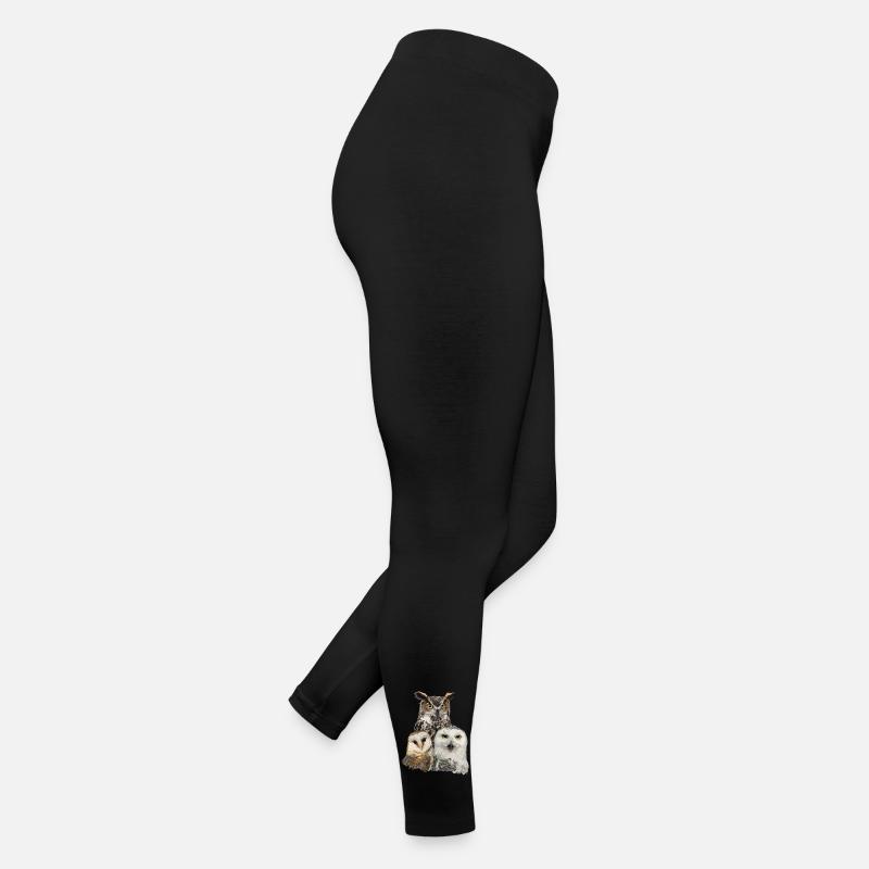 Owls and owl Women’s Jersey Leggings