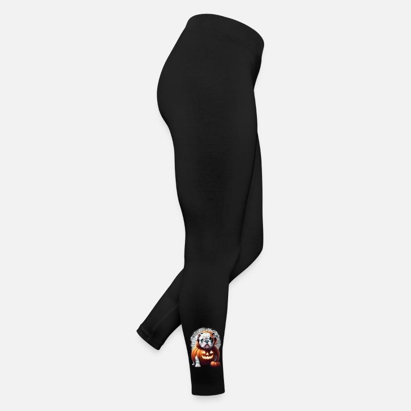 Bouledogue Halloween chien CHIENS Legging en jersey Femme
