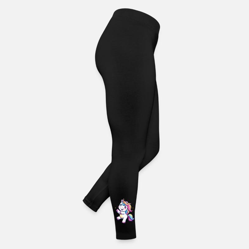 Süßes tanzendes Einhorn Frauen Jersey Leggings