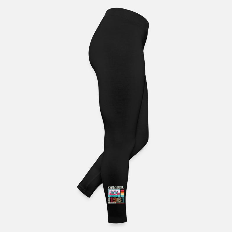 Février Né 1961 62e anniversaire cassette Legging en jersey Femme