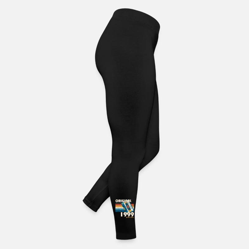 24th birthday cassette February born 1999 Women’s Jersey Leggings