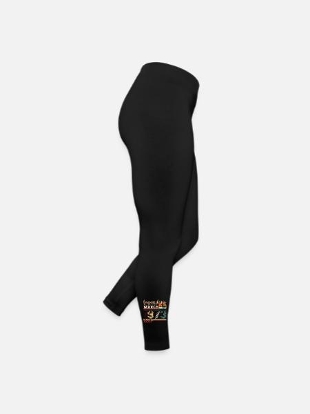 50e anniversaire Mann Awesome March né en 1973 - Legging en jersey Femme - noir - Droite