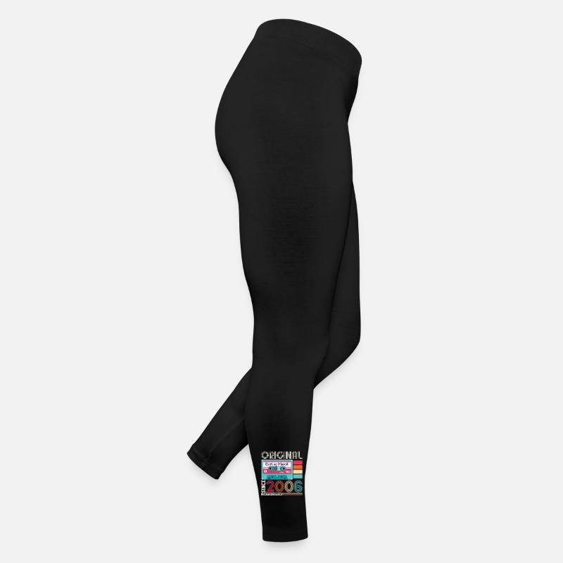 17 Birthday Man March Year 2006 Fun Cassette Women’s Jersey Leggings