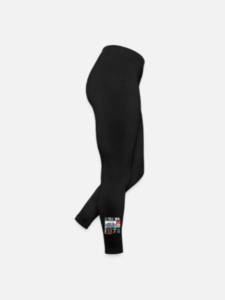 48. Geburtstag Mann April Jahrgang 1975 Kassette - Frauen Jersey Leggings - Schwarz - Rechts
