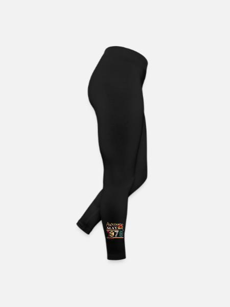 45ème Anniversaire Homme Femme Génial Mai Millésime 1978 - Legging en jersey Femme - noir - Droite
