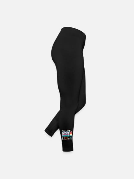 69 Birthday Man Woman Cassette Mai 1954 - Legging en jersey Femme - noir - Droite