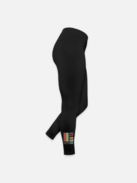 65. Geburtstag Mann Legendary Juli Jahrgang 1958 - Frauen Jersey Leggings - Schwarz - Rechts