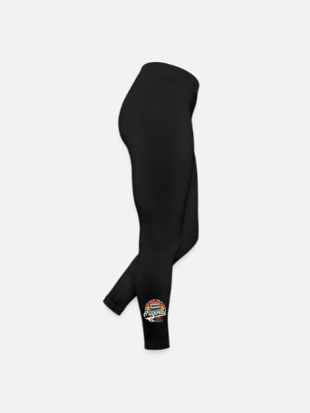 42. Geburtstag Mann August Jahrgang 1981 Kassette - Frauen Jersey Leggings - Schwarz - Rechts