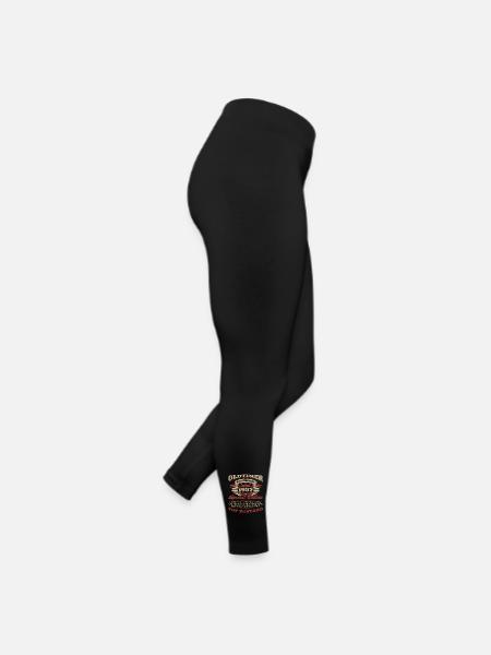 66. Geburtstag Oldtimer November Jahrgang 1957 - Frauen Jersey Leggings - Schwarz - Rechts