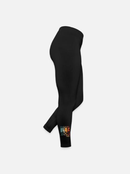 22. Geburtstag Awesome November Jahrgang 2001 - Frauen Jersey Leggings - Schwarz - Rechts