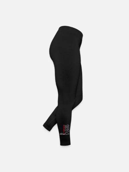 49e anniversaire Original Décembre Né en 1974 - Legging en jersey Femme - noir - Droite