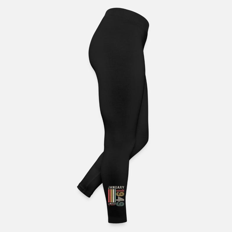 75e anniversaireOriginal janvier né en 1949 Legging en jersey Femme
