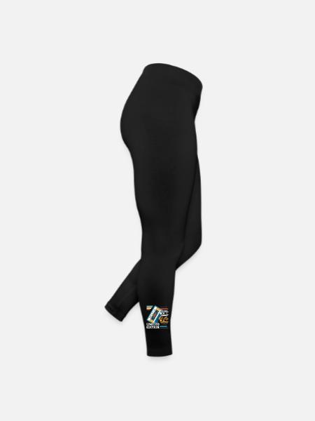 33. Geburtstag Kassette Januar Jahrgang 1991 - Frauen Jersey Leggings - Schwarz - Rechts