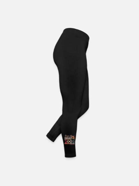18th Birthday Legendary since January Born in 2006 - Women’s Jersey Leggings - black - Right
