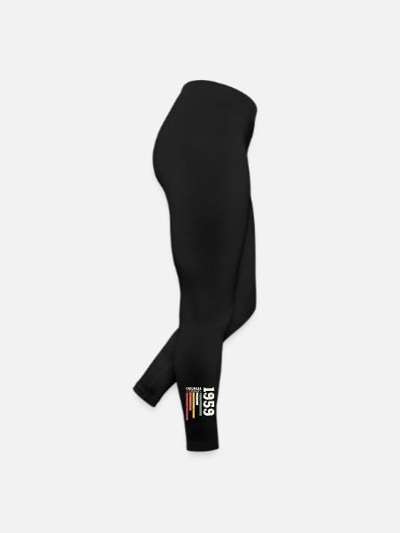 65. Geburtstag Mann Original Februar Jahrgang 1959 - Frauen Jersey Leggings - Schwarz