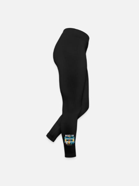 33rd Birthday Man best of mars 1991 cassette - Legging en jersey Femme - noir - Droite