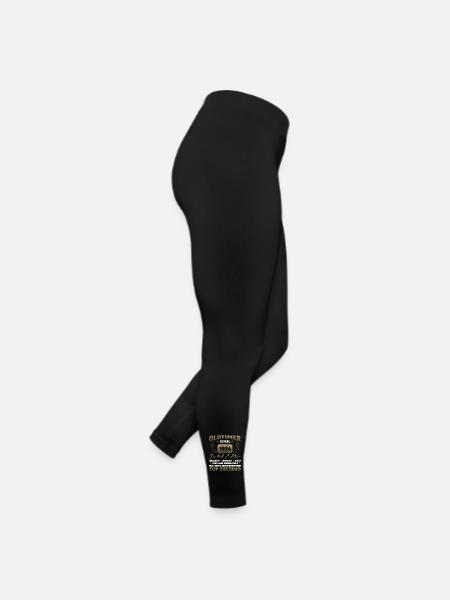 90e anniversaire homme Vintage avril Vintage 1934 - Legging en jersey Femme - noir - Droite