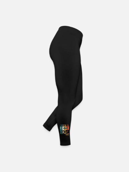 90e anniversaire hommes Original avril Vintage 1934 - Legging en jersey Femme - noir - Droite