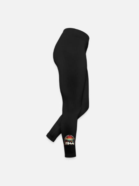 Mai 1944 Millésime 1944 Anniversaire 1944 Légende 44 - Legging en jersey Femme - noir - Droite