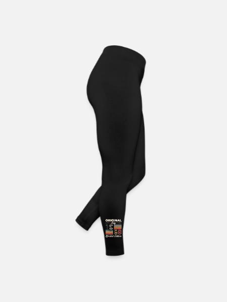 Original 1958 Vintage 1958 Birthday 1958 - Women’s Jersey Leggings - black - Right