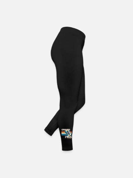 40. Geburtstag Kassette Juli 1985 Jahrgang 1985 - Frauen Jersey Leggings - Schwarz - Rechts