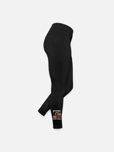66e anniversaire Original août 1958 Né en 1958 - Legging en jersey Femme - noir - Droite