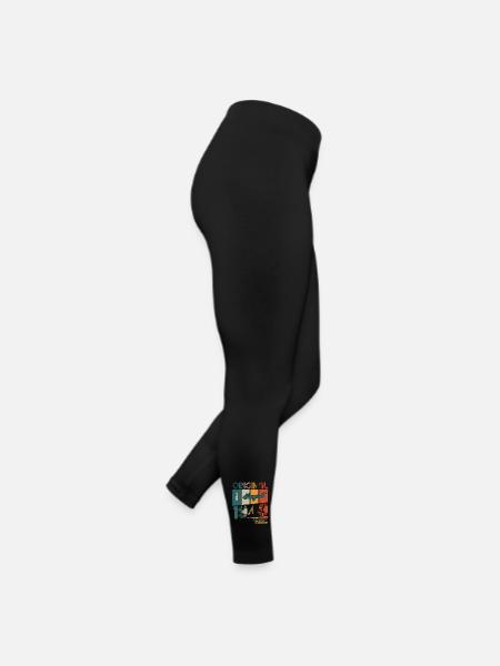 75th Birthday Original August 1949 Born 1949 - Women’s Jersey Leggings - black - Right