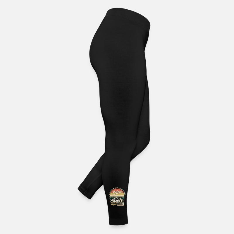 33rd Birthday Original August 1991 Born 1991 Women’s Jersey Leggings