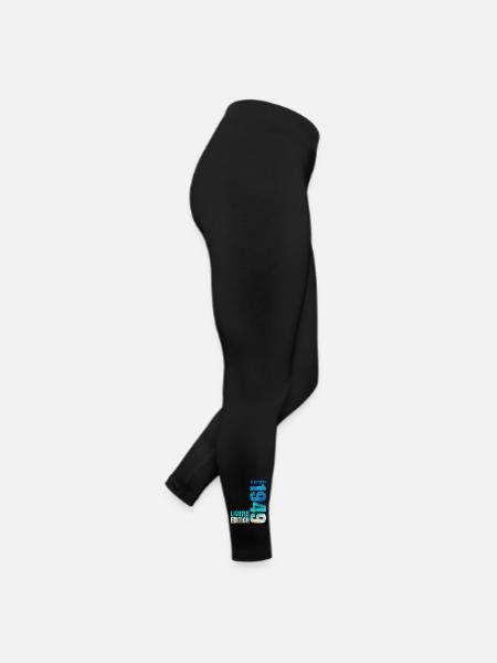 75th Birthday Original September 1949 Volume 49 - Women’s Jersey Leggings - black - Right