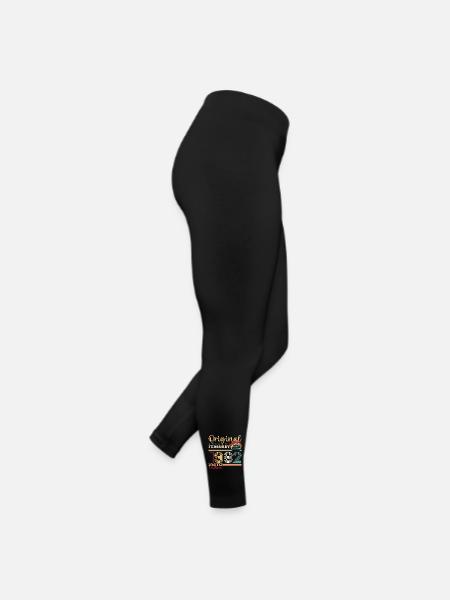 Cadeau d'anniversaire 43 ans Homme Original Février 1982 - Legging en jersey Femme - noir - Droite