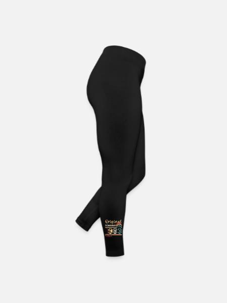 Cadeau d'anniversaire 42 ans Homme Original Février 1983 - Legging en jersey Femme - noir - Droite