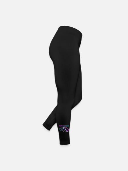 Ordinateur drôle PC disant C’est comme ça que je me déplace - Legging en jersey Femme - noir - Droite