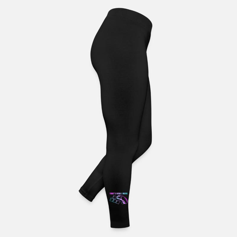 Computer funny PC saying Thats how i move Women’s Jersey Leggings