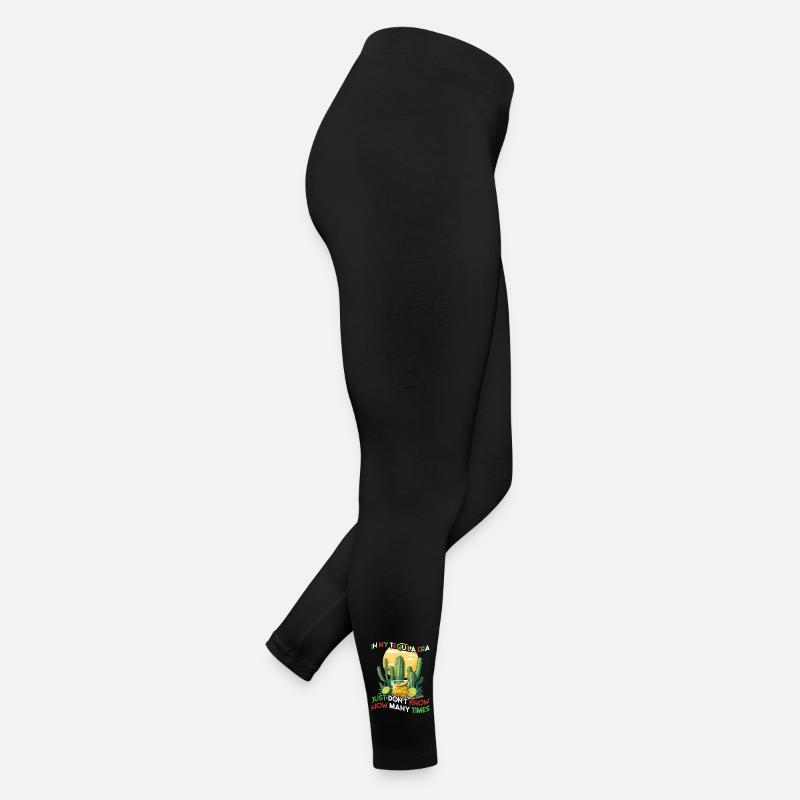 Drôle Tequila Era Cinco De Mayo Iconique Legging en jersey Femme