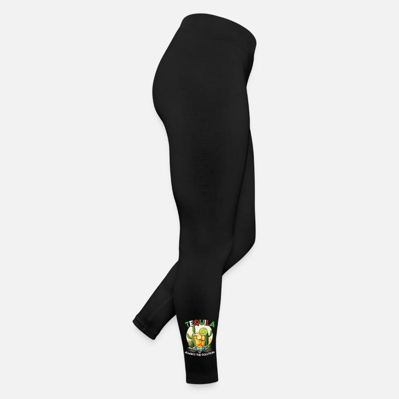 Lustiges Tequila Design Cinco De Mayo Ikonisches Frauen Jersey Leggings