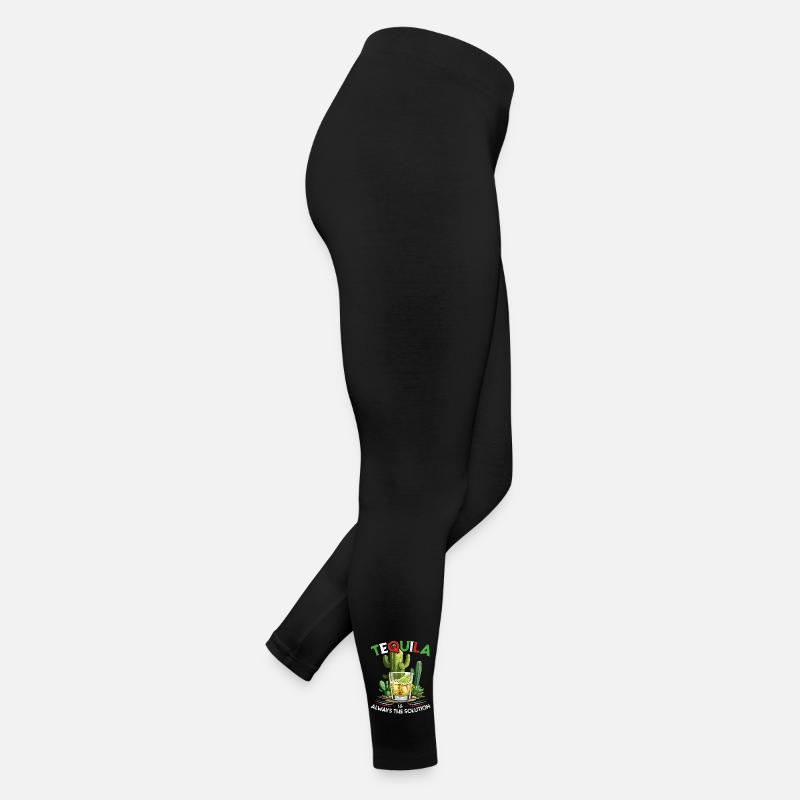 Lustiger Tequila Spruch Cinco De Mayo Design Frauen Jersey Leggings