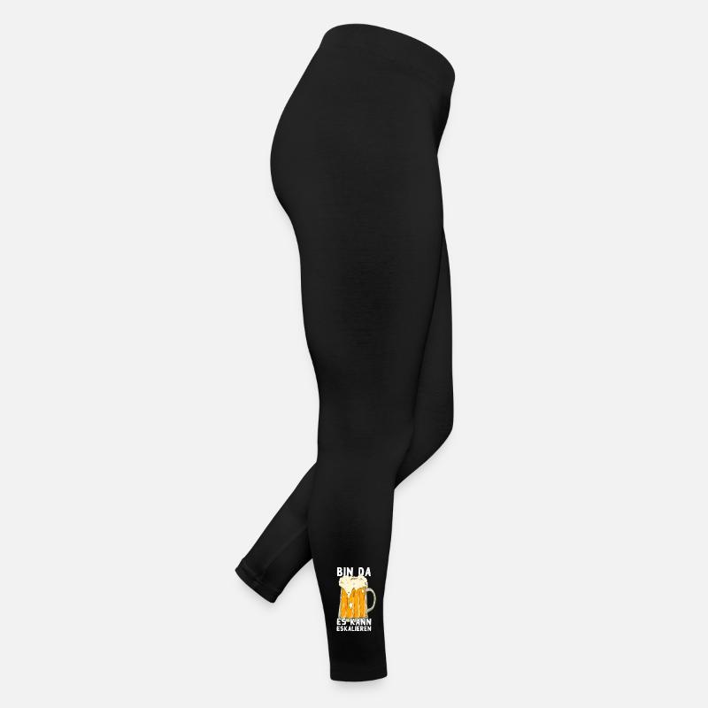 Cela peut dégénérer : Boire de la bière humoristique Legging en jersey Femme