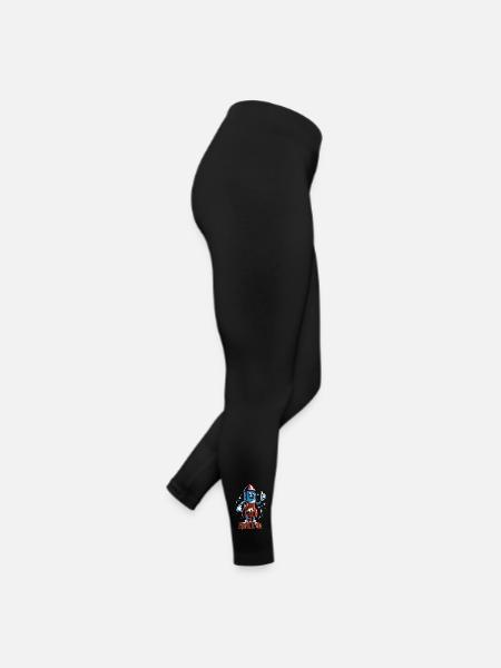 Keep Calm Jeu de mots rétro Vintage Design Célébrez le - Legging en jersey Femme - noir - Droite