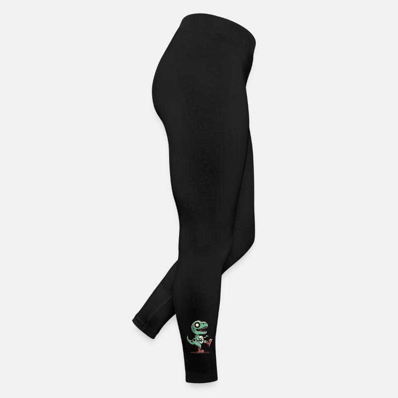 T-Rex Dinosaure Mignon Zombie Halloween Legging en jersey Femme