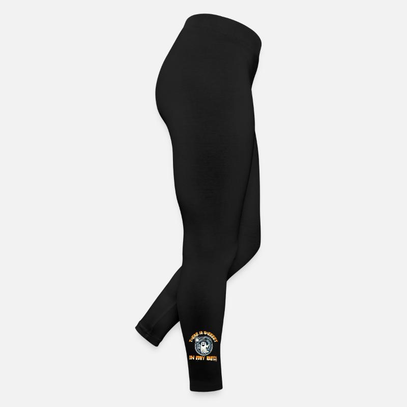 Lustiger Geister Spruch il y a un drap dans mon lit Legging en jersey Femme