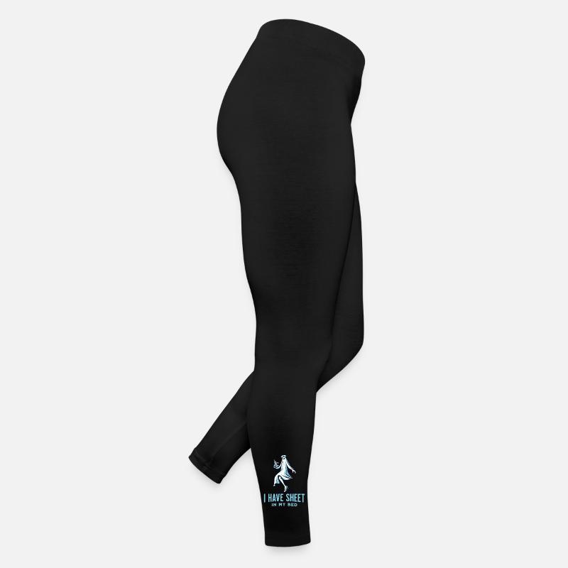 Drôle de fantôme disant que j’ai du drap dans mon lit Legging en jersey Femme