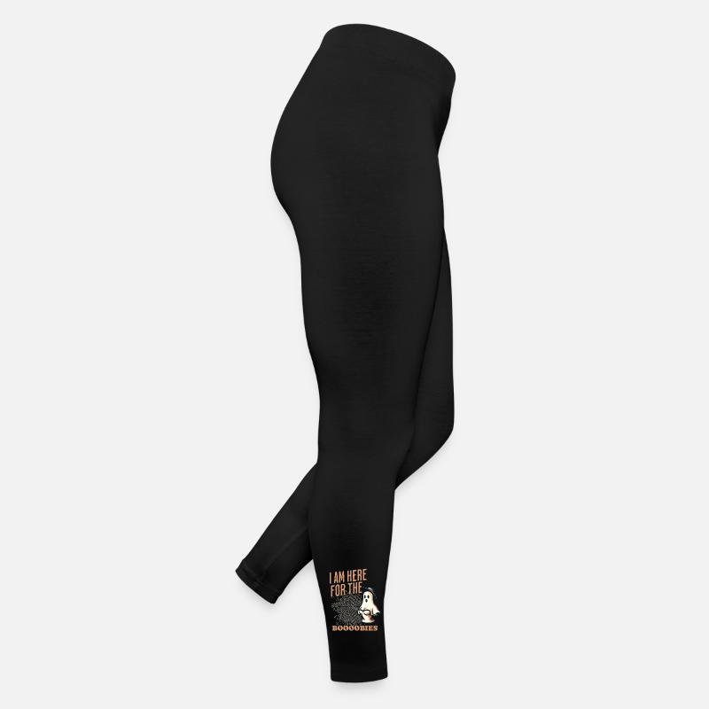Funny ghost saying for the boobies Women’s Jersey Leggings