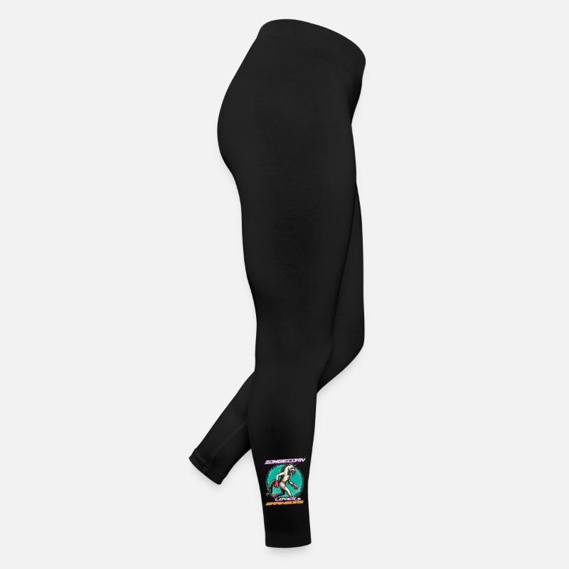 Zombiecorn aime la licorne zombie de Brainbow Legging en jersey Femme
